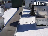 bur roof repair elastomeric coating