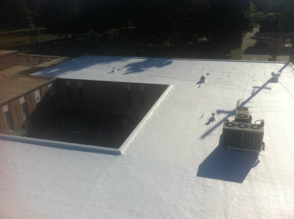 roof coating gravel roof